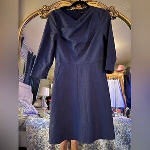 Banana Republic Elegant Navy Blue  Women's Dress